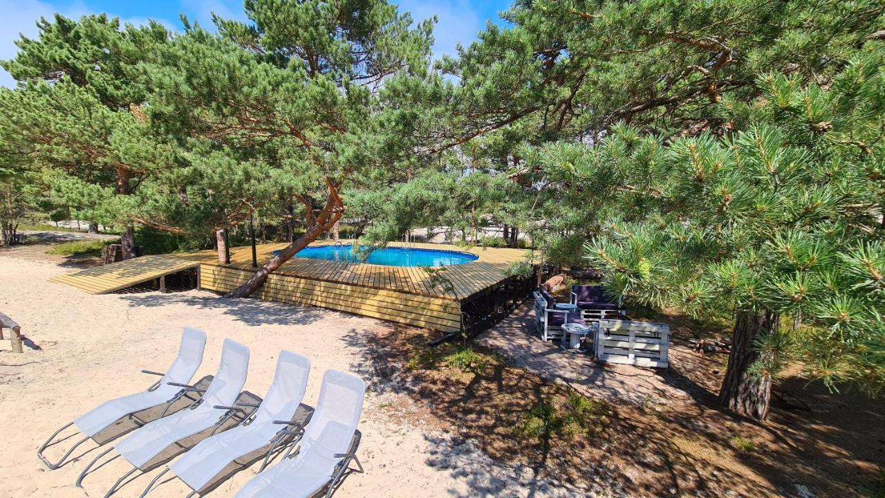 Sub Hel. Budzetowe Pokoje W Domu Z Basenem. Wokol Domu Tylko Natura. Balkon Zbyteczny. Bagian luar foto